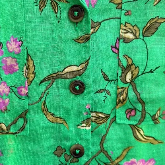 Mauve Linen Suffer Shirt - Picture 8 of 11